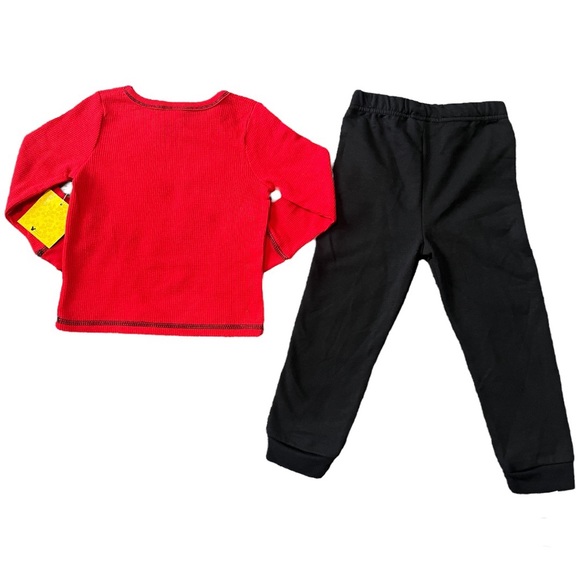 DISNEY Mickey 2-Piece Coordinated Set Long-sleeved Shirt and Pants - Size 3T - Picture 2 of 3